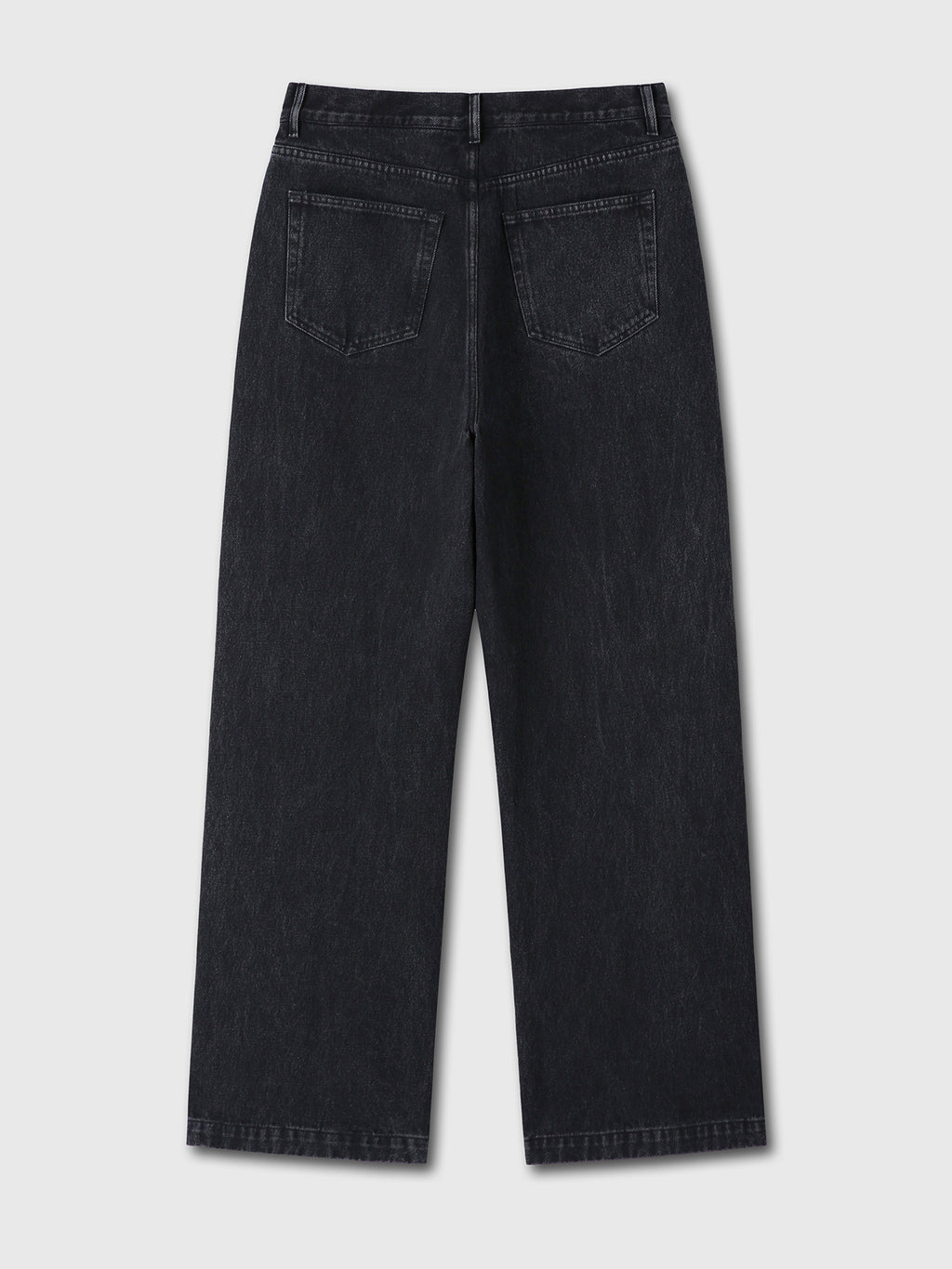 Tonywack - Wide-Leg Denim Jeans (Washed Black) product image 7 | TRAB K-Fashion Australia