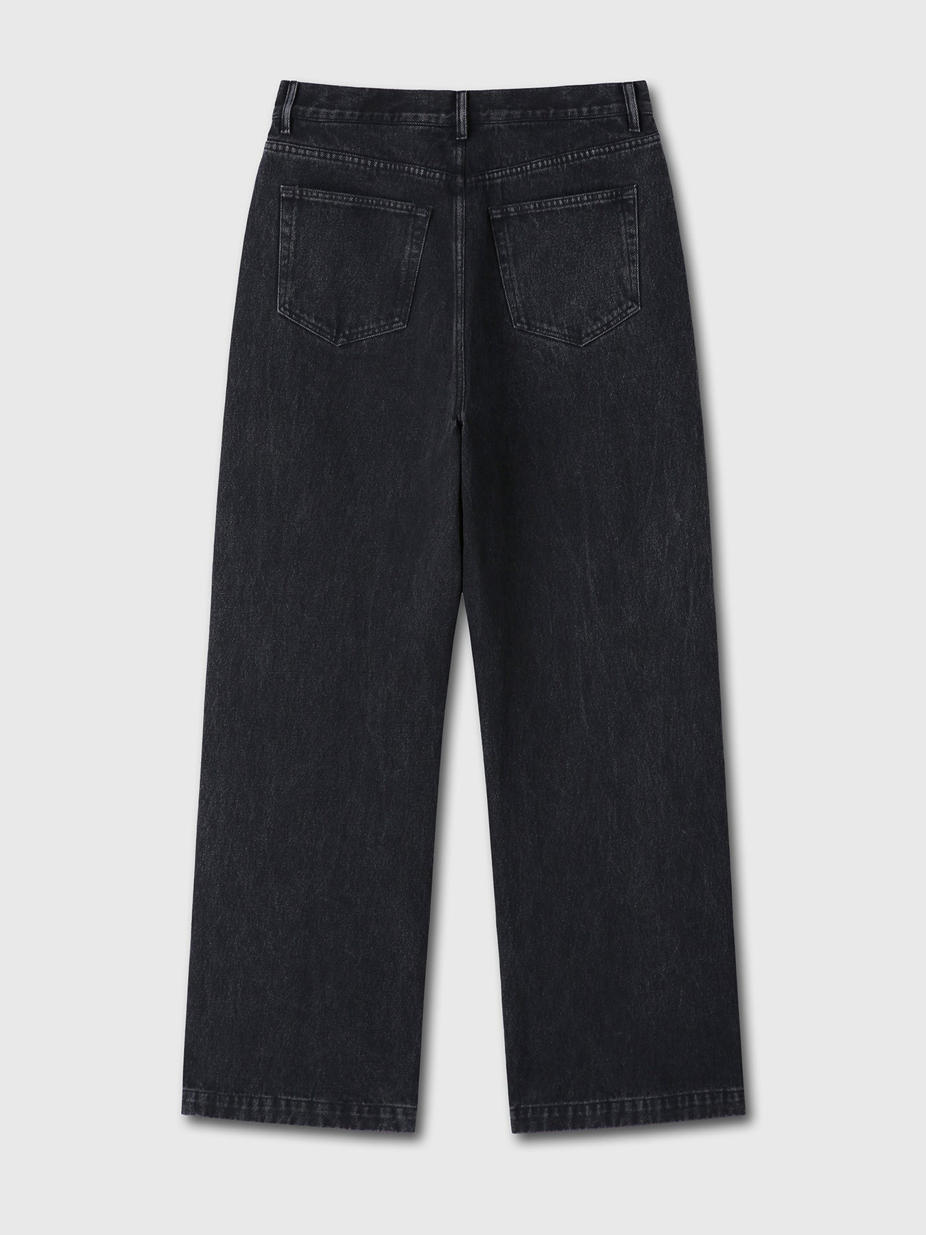 Tonywack - Wide-Leg Denim Jeans (Washed Black) product image 7 | TRAB K-Fashion Australia
