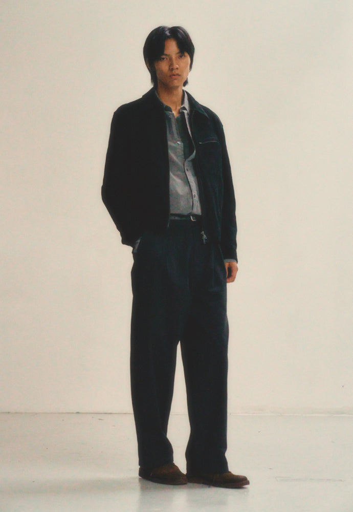 Art if acts - Washed Suede Detroit Work Jacket (Black) product image 4 | TRAB K-Fashion Australia