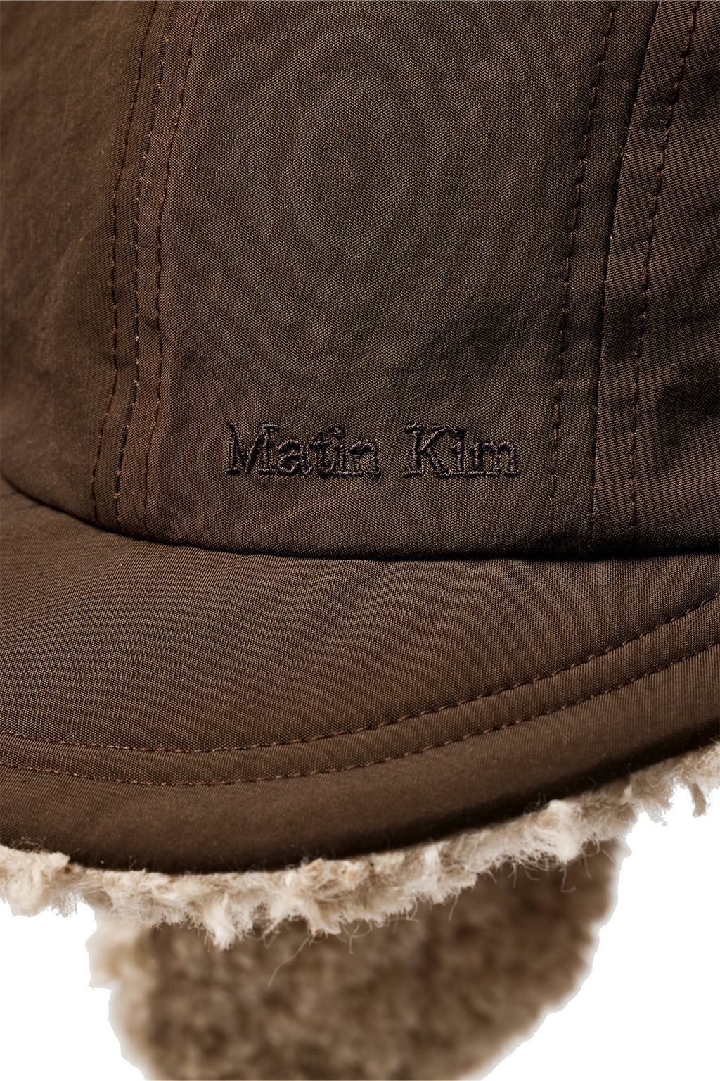 Matin Kim - Matin Reversible Trooper Hat (Brown) product image 4 | TRAB K-Fashion Australia