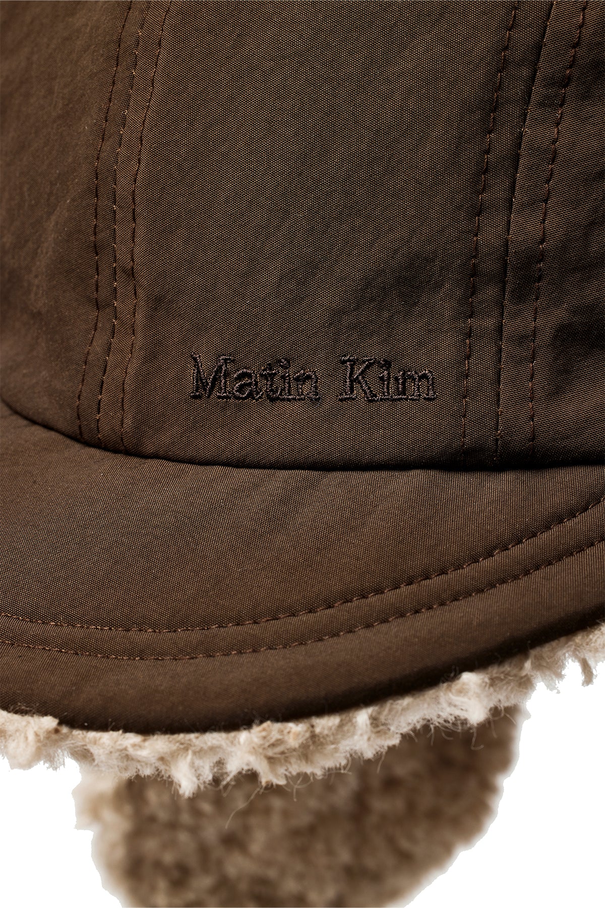 Matin Kim - Matin Reversible Trooper Hat (Brown) product image 4 | TRAB K-Fashion Australia