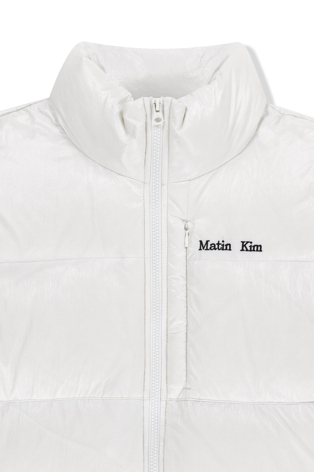 Matin Kim - Small Logo Volume Down Jumper (Ivory) product image 3 | TRAB K-Fashion Australia
