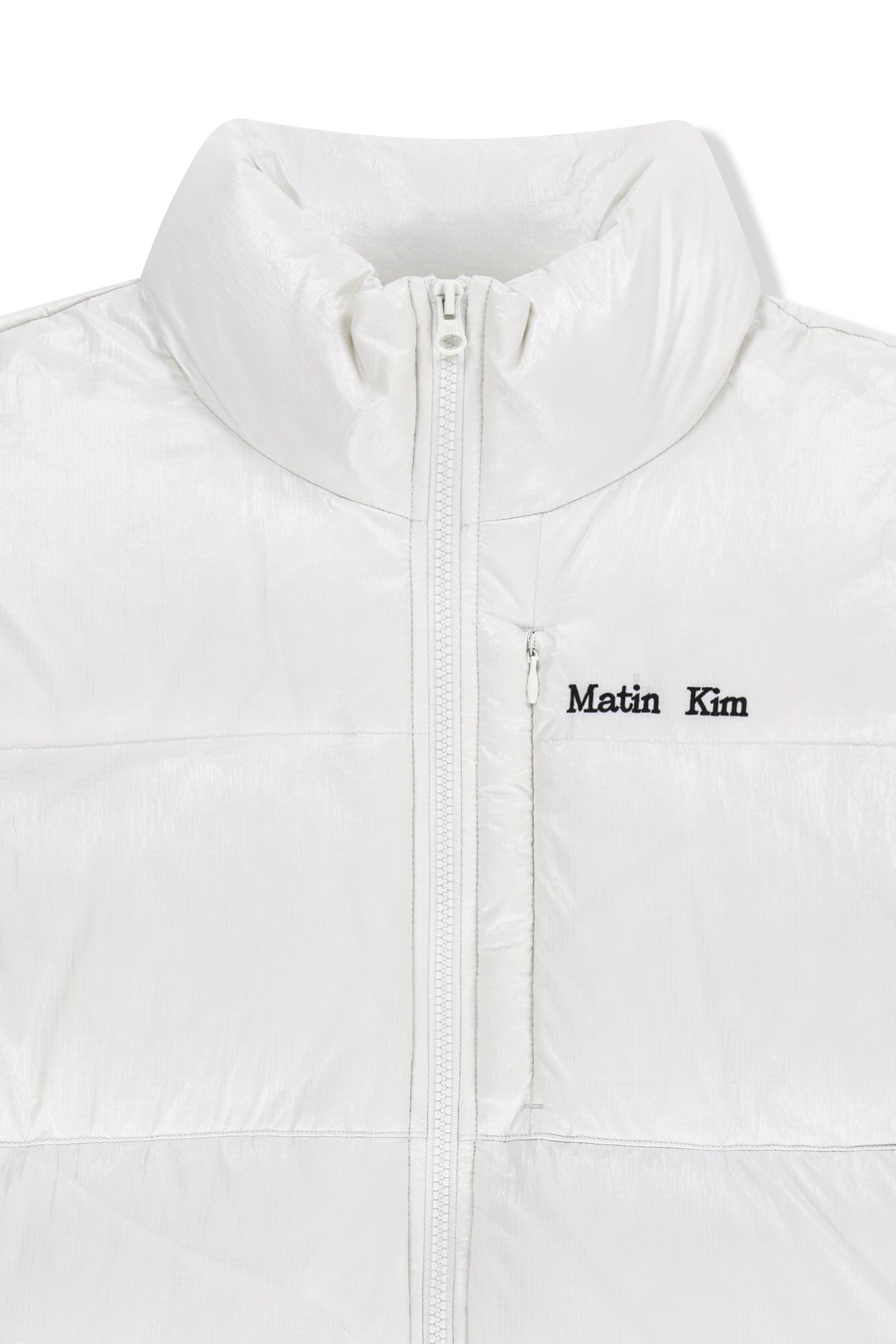 Matin Kim - Small Logo Volume Down Jumper (Ivory) product image 3 | TRAB K-Fashion Australia