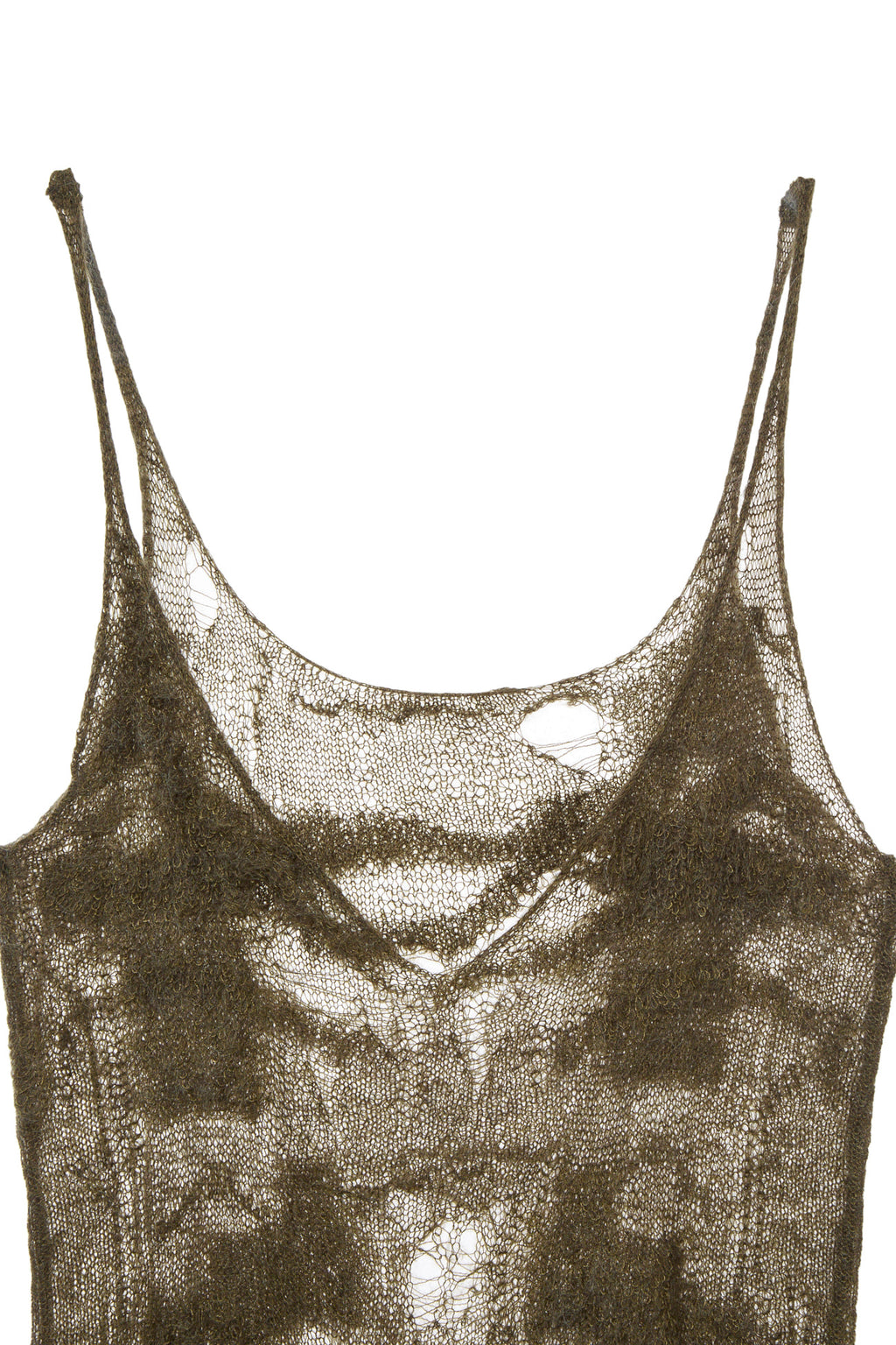Deinet - Distressed Knit Vest (Khaki) product image 3 | TRAB K-Fashion Australia