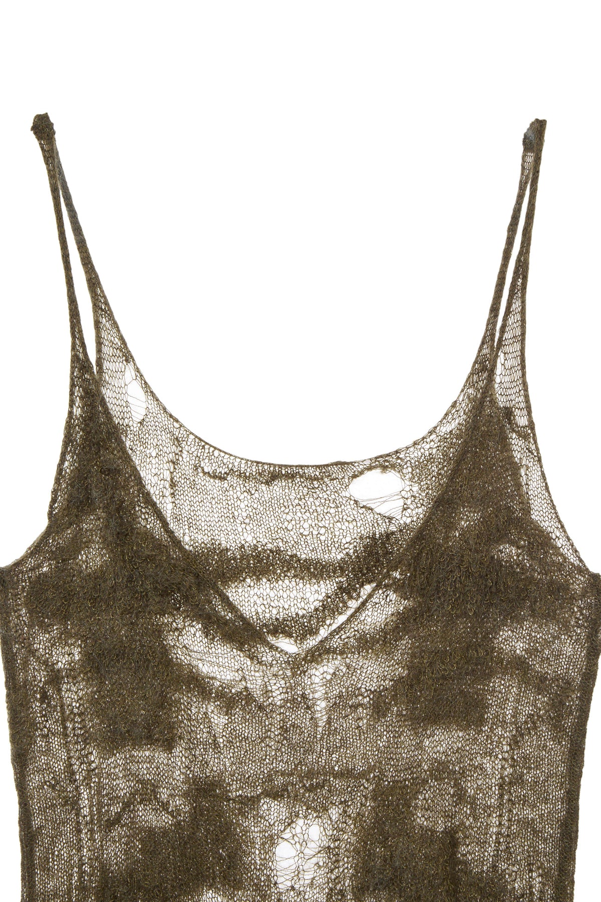 Deinet - Distressed Knit Vest (Khaki) product image 3 | TRAB K-Fashion Australia