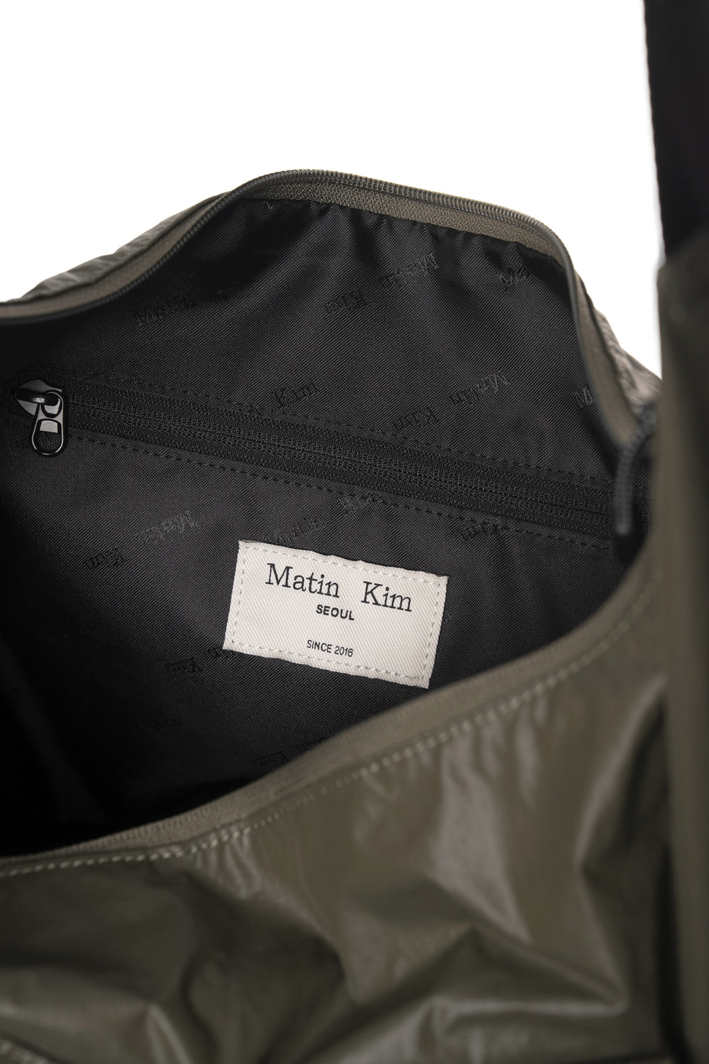 Matin Kim - Multi-pocket Lite Cross Bag (Khaki) product image 4 | TRAB K-Fashion Australia