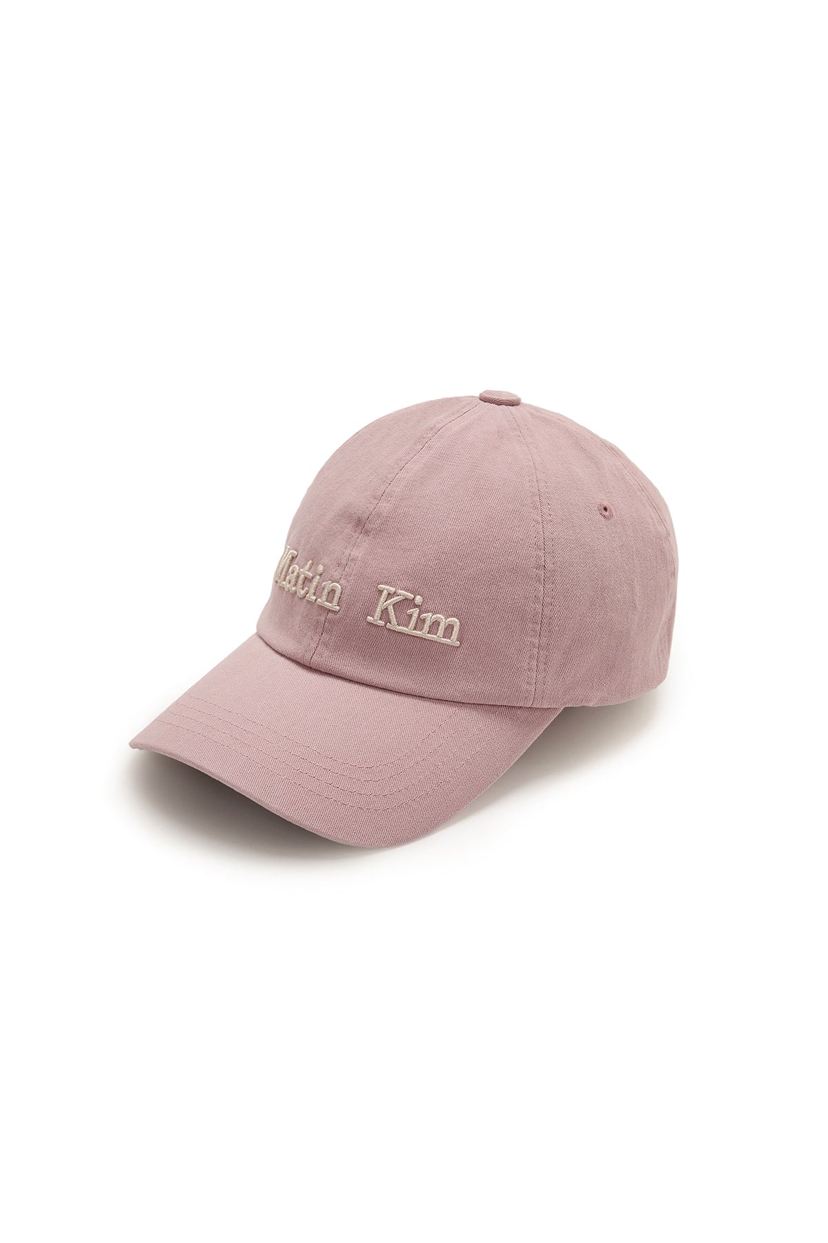 Matin Kim - Matin Dusty Classic Logo Ball Cap (Smoke Pink) product image 2 | TRAB K-Fashion Australia
