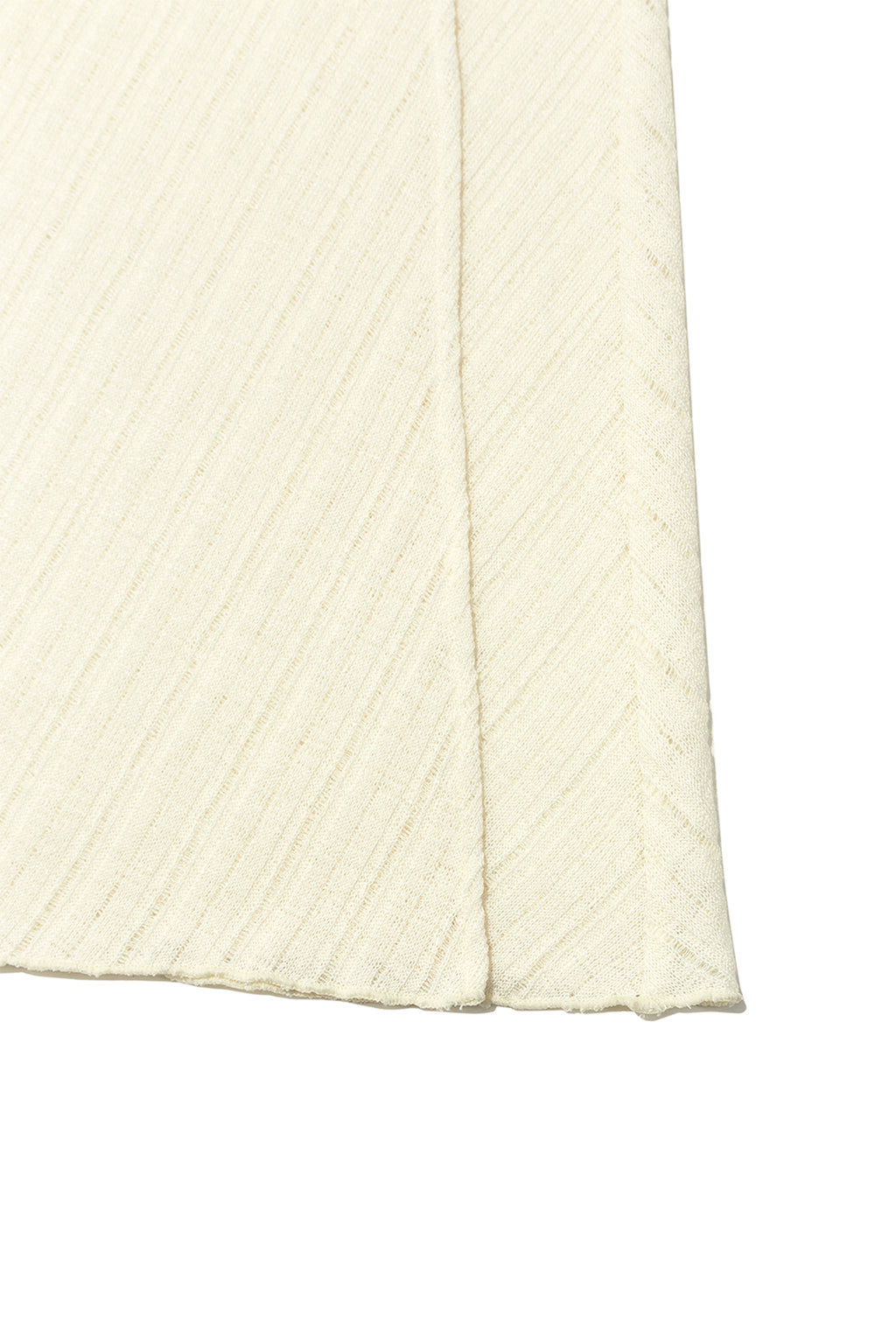 Matin Kim - Foldover Layered Maxi Wrap Skirt (Ivory) product image 6 | TRAB K-Fashion Australia