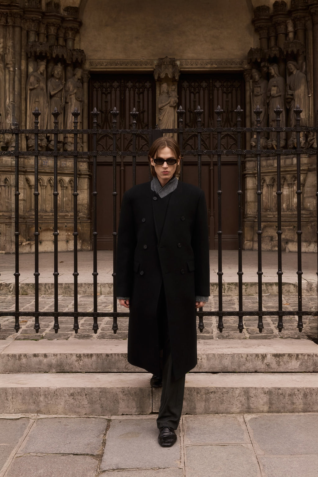 STU - Inverted Double Coat In (Black) product image 14 | TRAB K-Fashion Australia