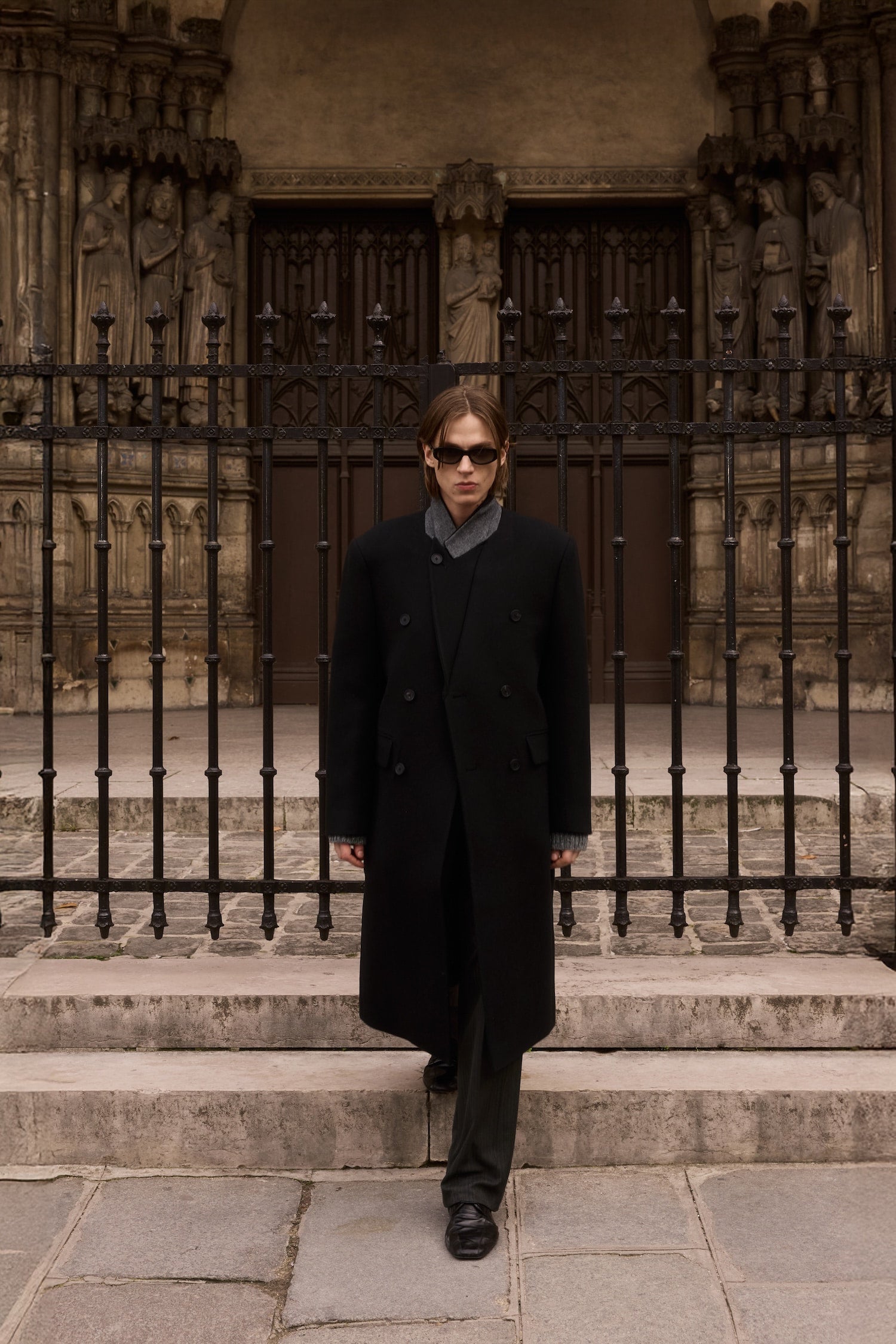 STU - Inverted Double Coat In (Black) product image 14 | TRAB K-Fashion Australia