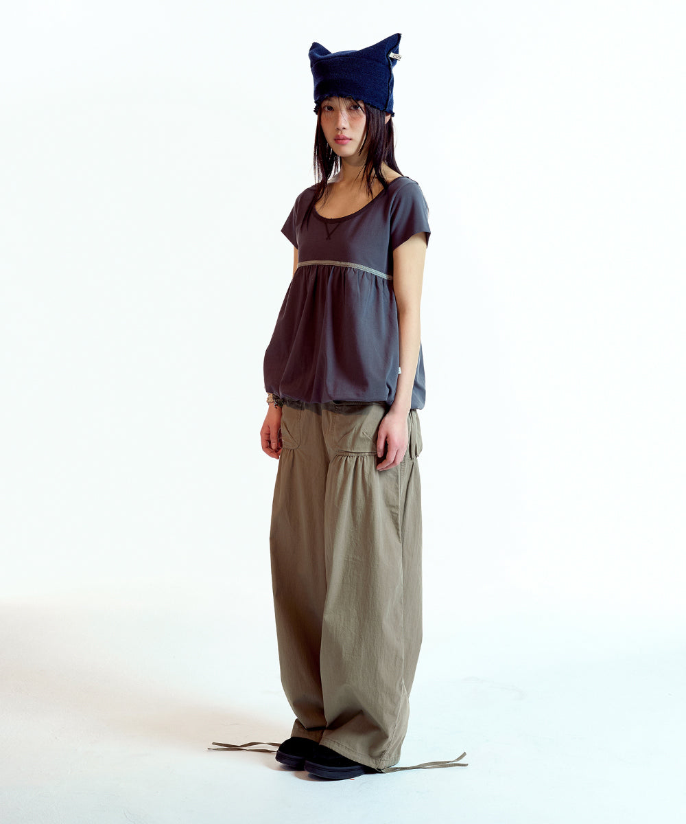 Coyseio - Raw Edge Cat Beanie (Melange Grey) product image 15 | TRAB K-Fashion Australia
