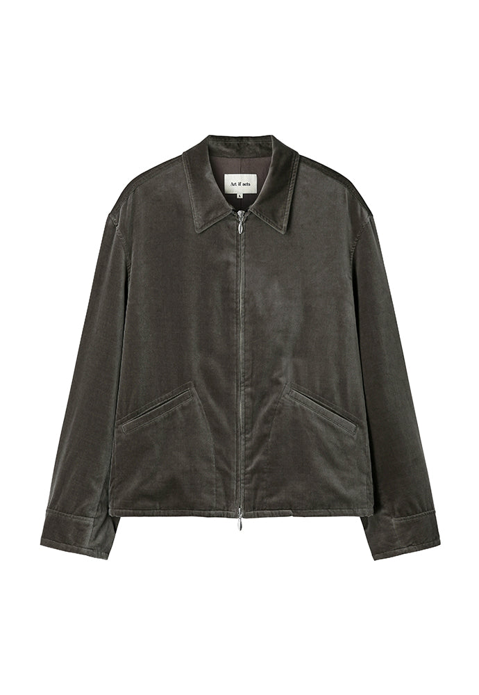 Art if acts - Velvet Sports Jacket (Wood Grey) product image 7 | TRAB K-Fashion Australia
