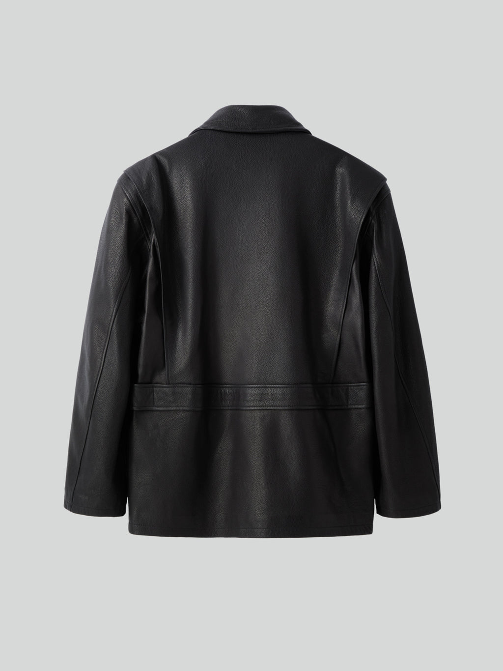 Recto - Vintage Leather Chore Jacket (Black) product image 6 | TRAB K-Fashion Australia