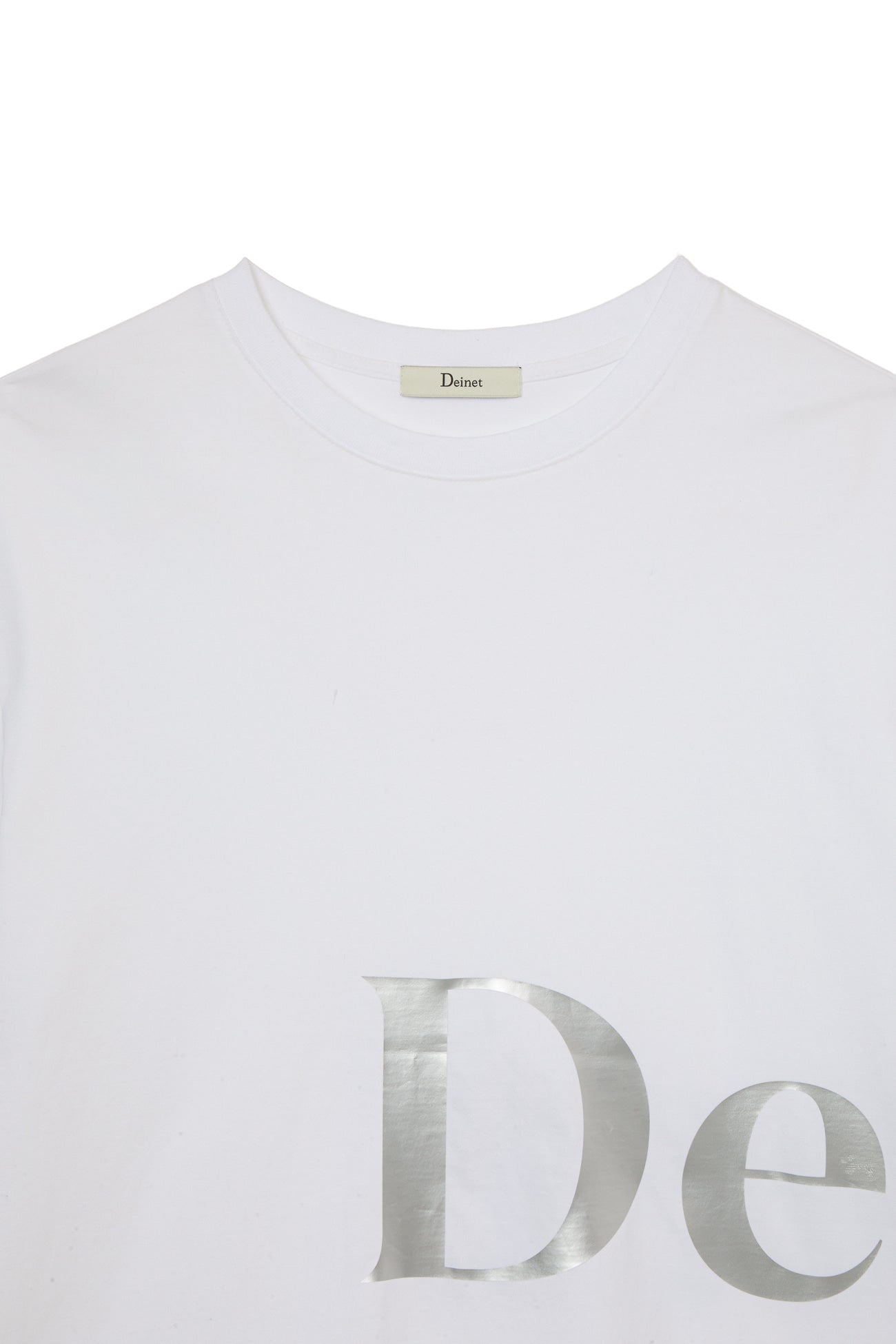 Deinet - Silver Logo T-Shirt (White) product image 10 | TRAB K-Fashion Australia