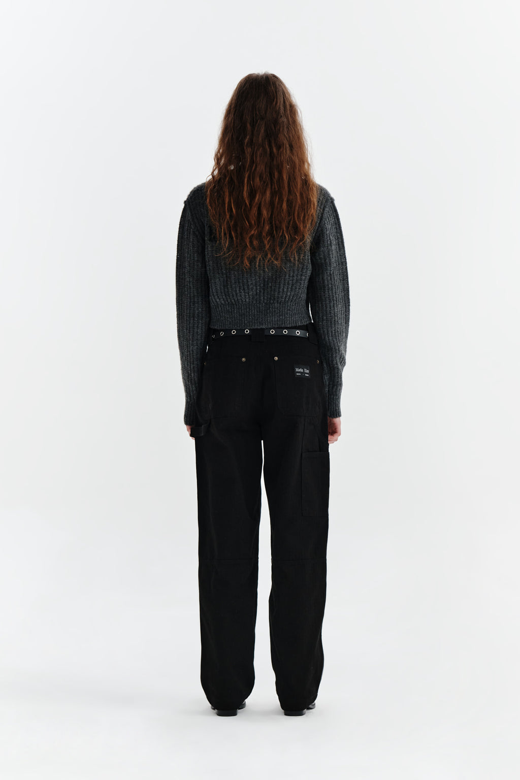 Matin Kim - Double Side Carpenter Denim Pants (Black) product image 7 | TRAB K-Fashion Australia