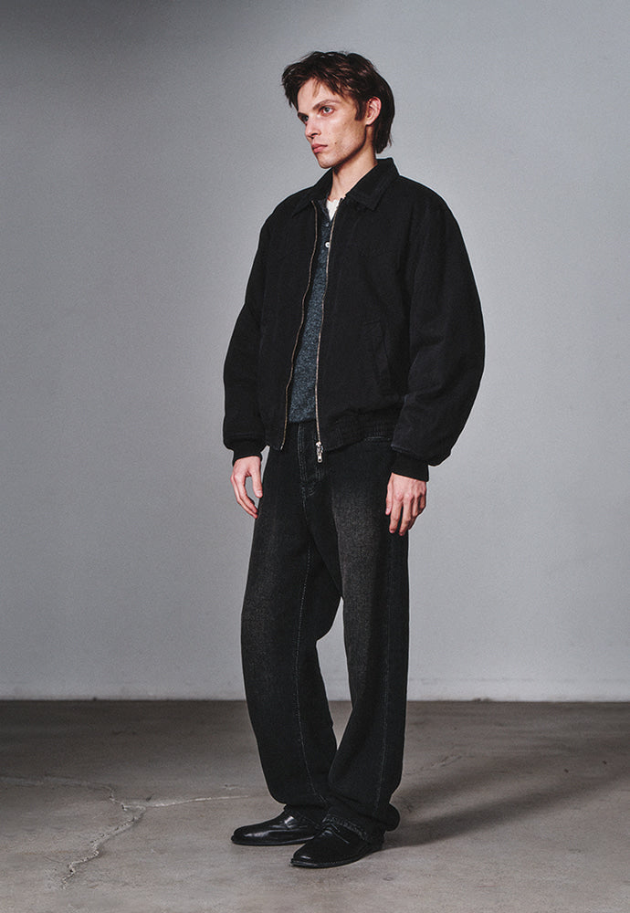 Art if acts - Sherpa Western Bomber Jacket (Black) product image 2 | TRAB K-Fashion Australia