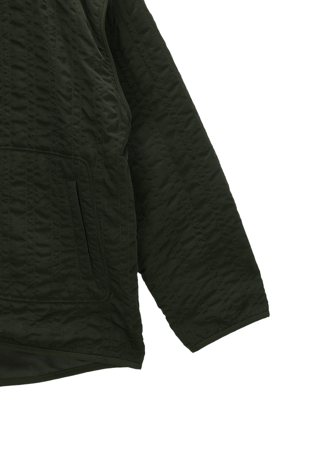 Matin Kim - Warm Up Quilting Jumper (Khaki) product image 4 | TRAB K-Fashion Australia