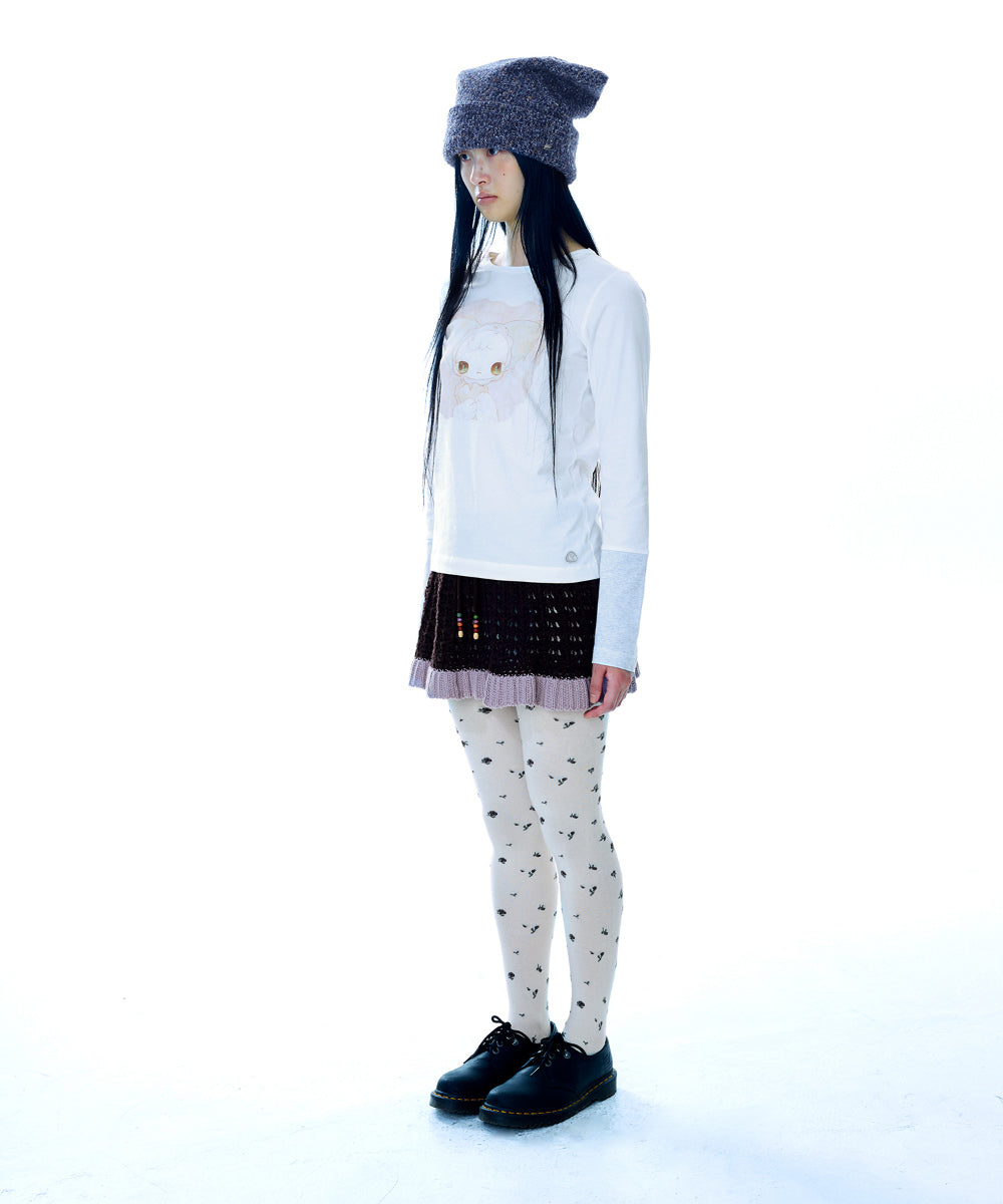 Coyseio - Wide Cat Beanie (Purple) product image 11 | TRAB K-Fashion Australia