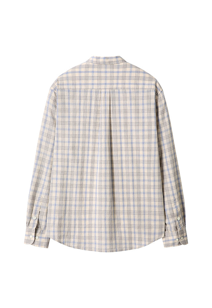 Art if acts - French Check Shirt (Cliff/Blue) product image 6 | TRAB K-Fashion Australia