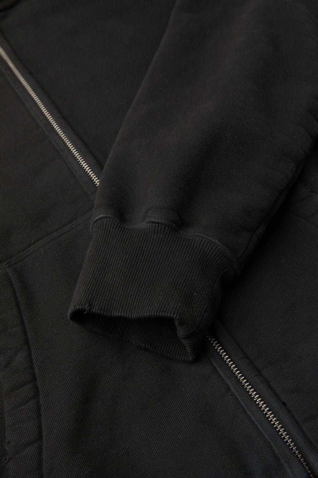 Coor - Washed Raglan Hoodie Sweat Zip Up (Washed Black) product image 6 | TRAB K-Fashion Australia