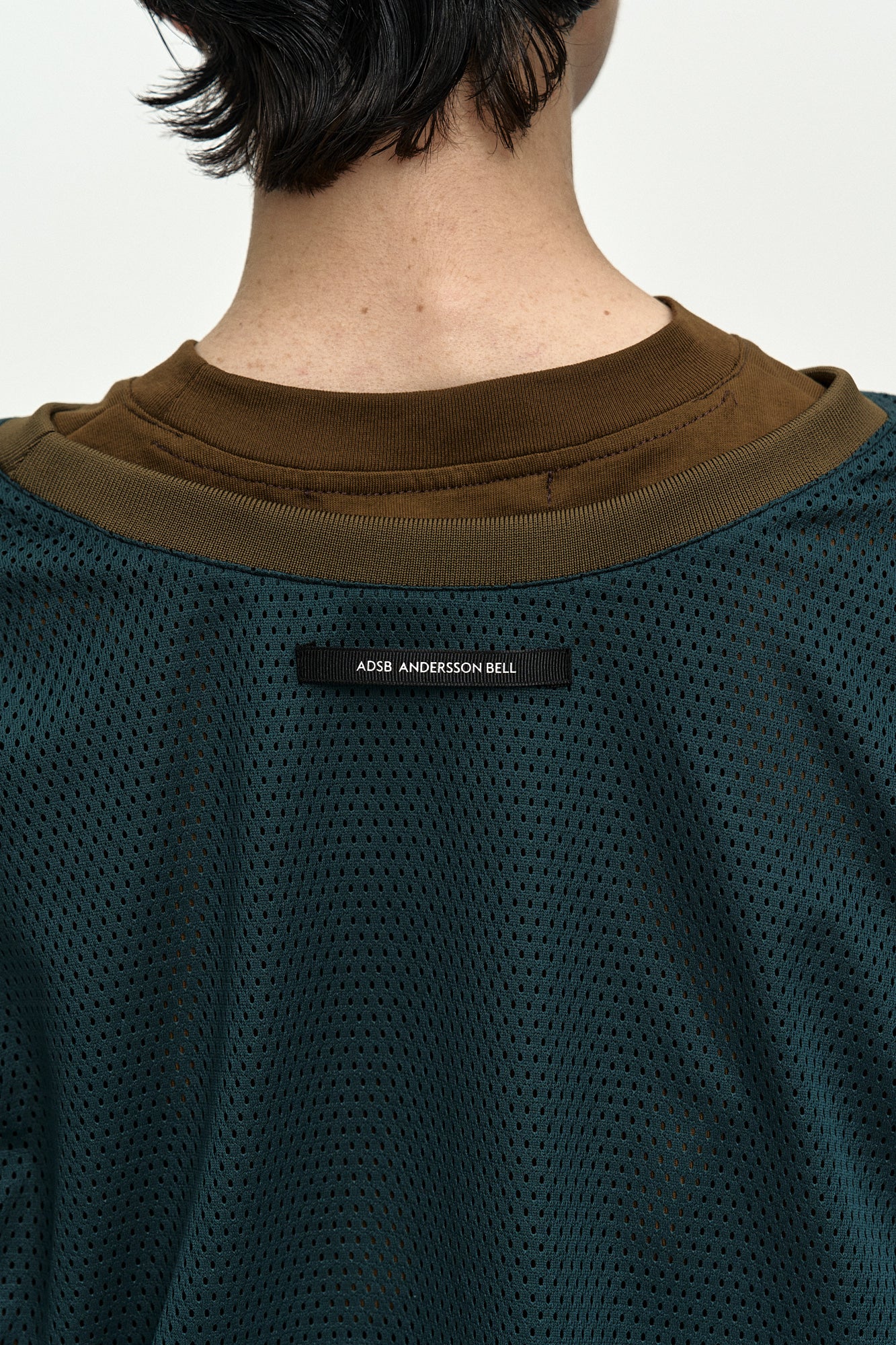 Andersson Bell - Basketball Jersey Layered Roll Up T-Shirt (Khaki/Green) product image 7 | TRAB K-Fashion Australia
