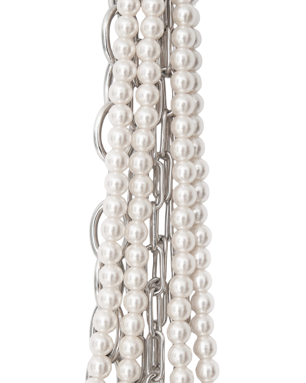 Kimhe Kim - Detachable Pearl Chain Leather Jacket (Black) product image 13 | TRAB K-Fashion Australia