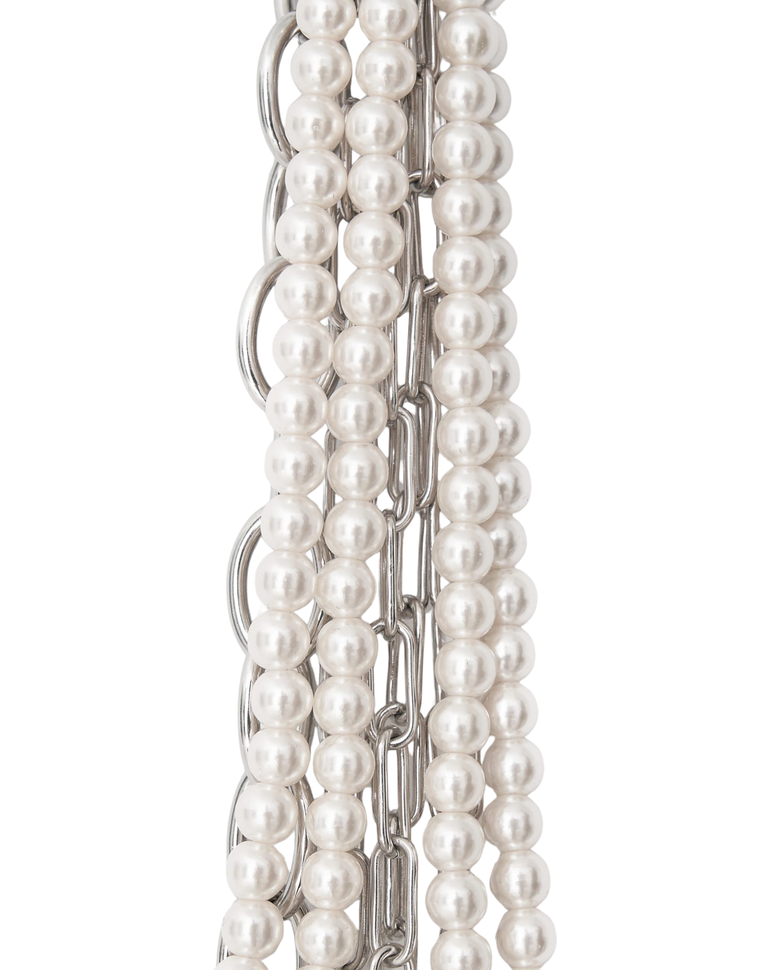 Kimhe Kim - Detachable Pearl Chain Leather Jacket (Black) product image 13 | TRAB K-Fashion Australia