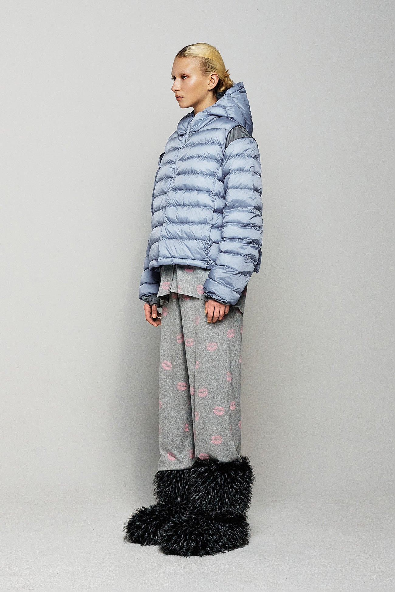 Deinet - Point Wellon Hooded Jacket (Sky Blue) product image 2 | TRAB K-Fashion Australia