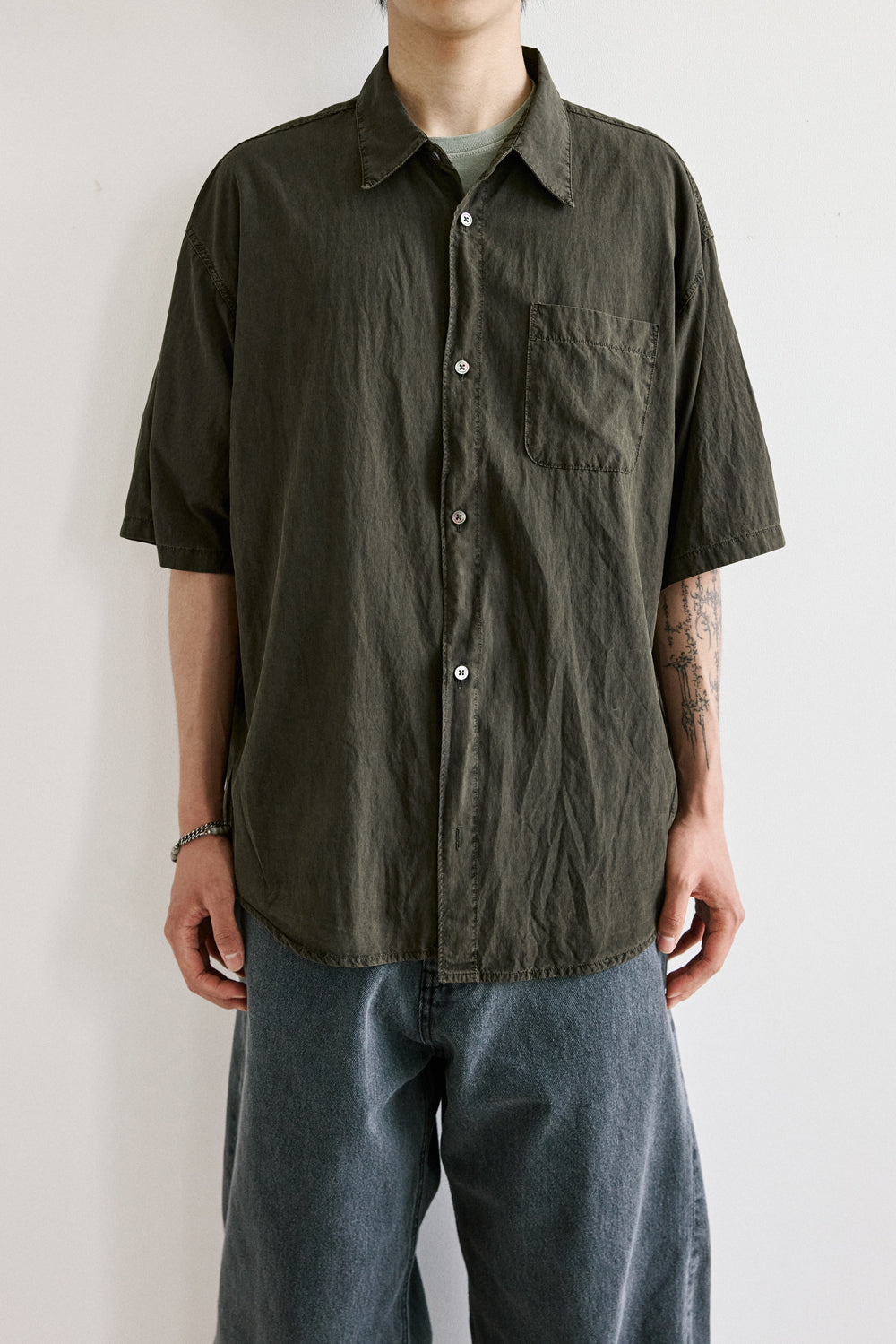 Hatchingroom - Rana Shirt 1/2 Dark (Green) product image 10 | TRAB K-Fashion Australia