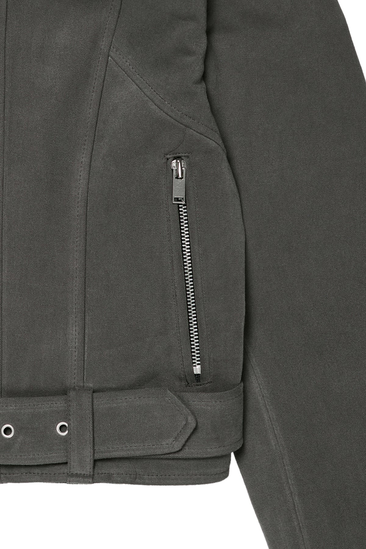 Deinet - Deinet Belted Cotton Jacket (Charcoal) product image 17 | TRAB K-Fashion Australia