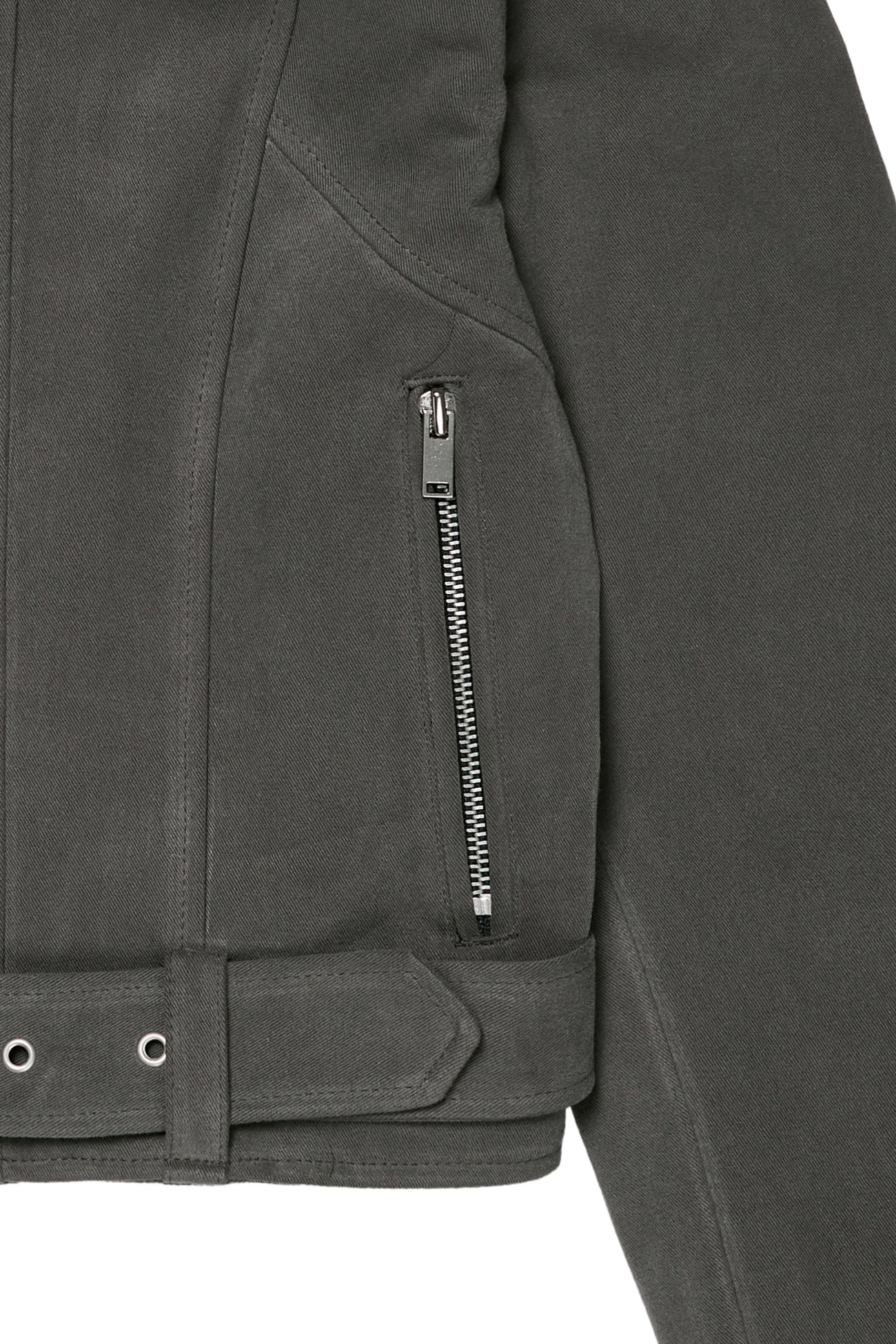 Deinet - Deinet Belted Cotton Jacket (Charcoal) product image 17 | TRAB K-Fashion Australia