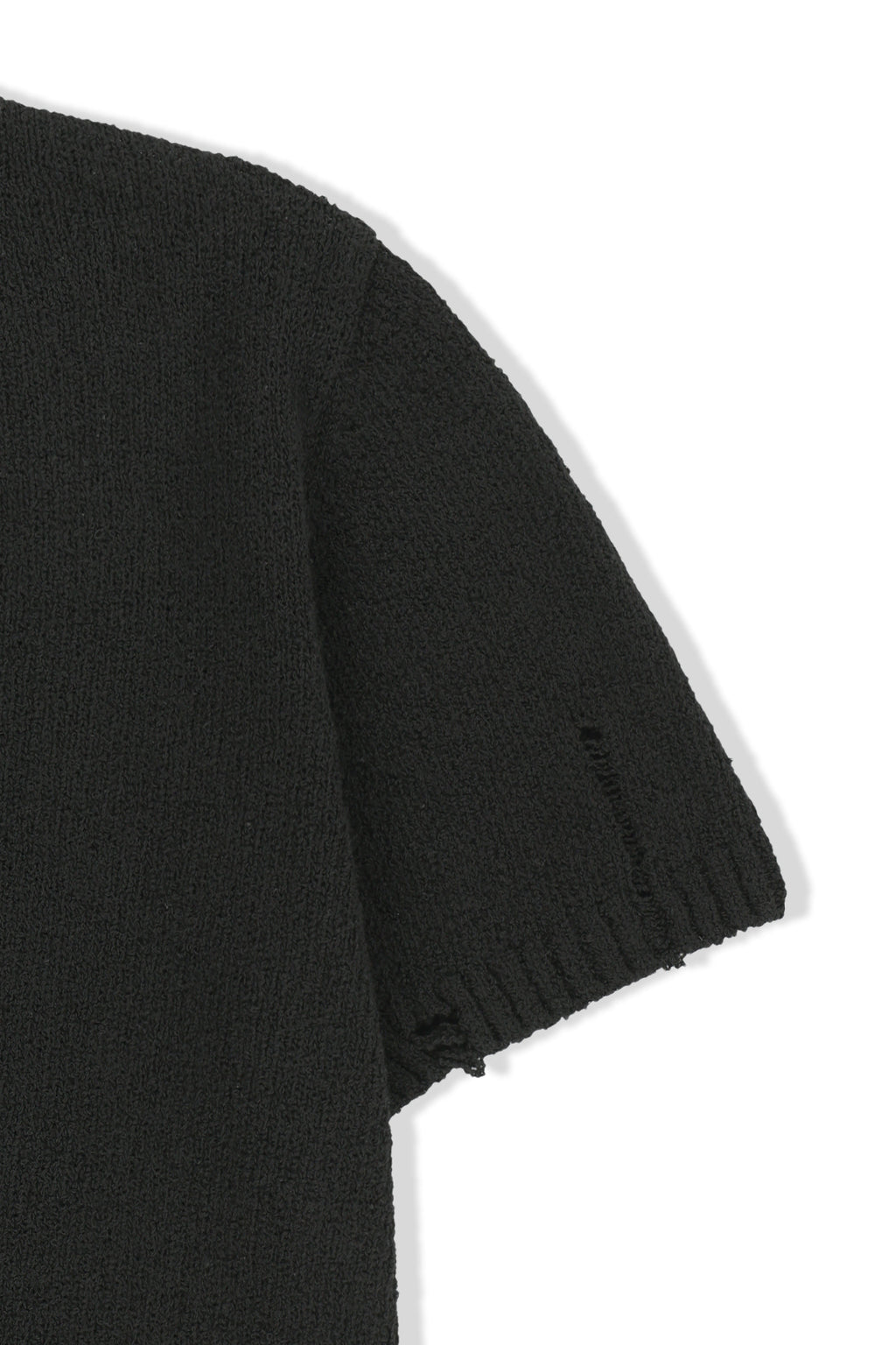 Matin Kim - Half Sleeve Logo Pullover (Black) product image 4 | TRAB K-Fashion Australia