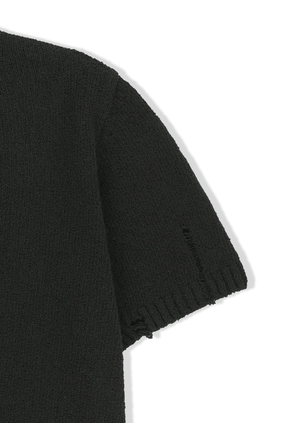 Matin Kim - Half Sleeve Logo Pullover (Black) product image 4 | TRAB K-Fashion Australia