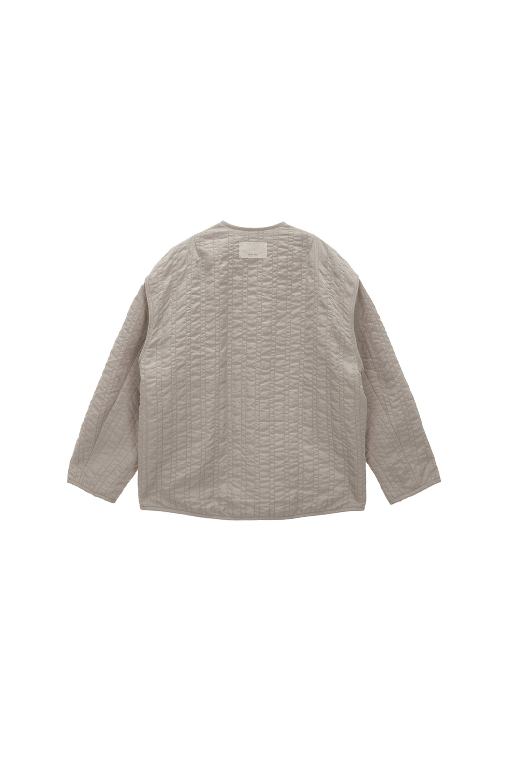 Matin Kim - Warm Up Quilting Jumper (Light Beige) product image 2 | TRAB K-Fashion Australia