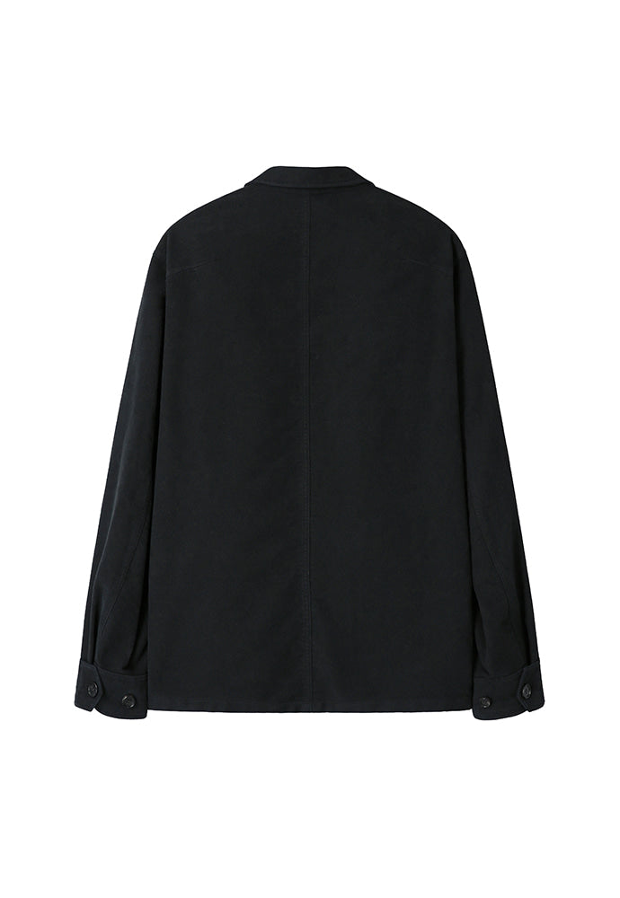 Art if acts - Washed Moleskin French Work Jacket (Faded Black) product image 7 | TRAB K-Fashion Australia