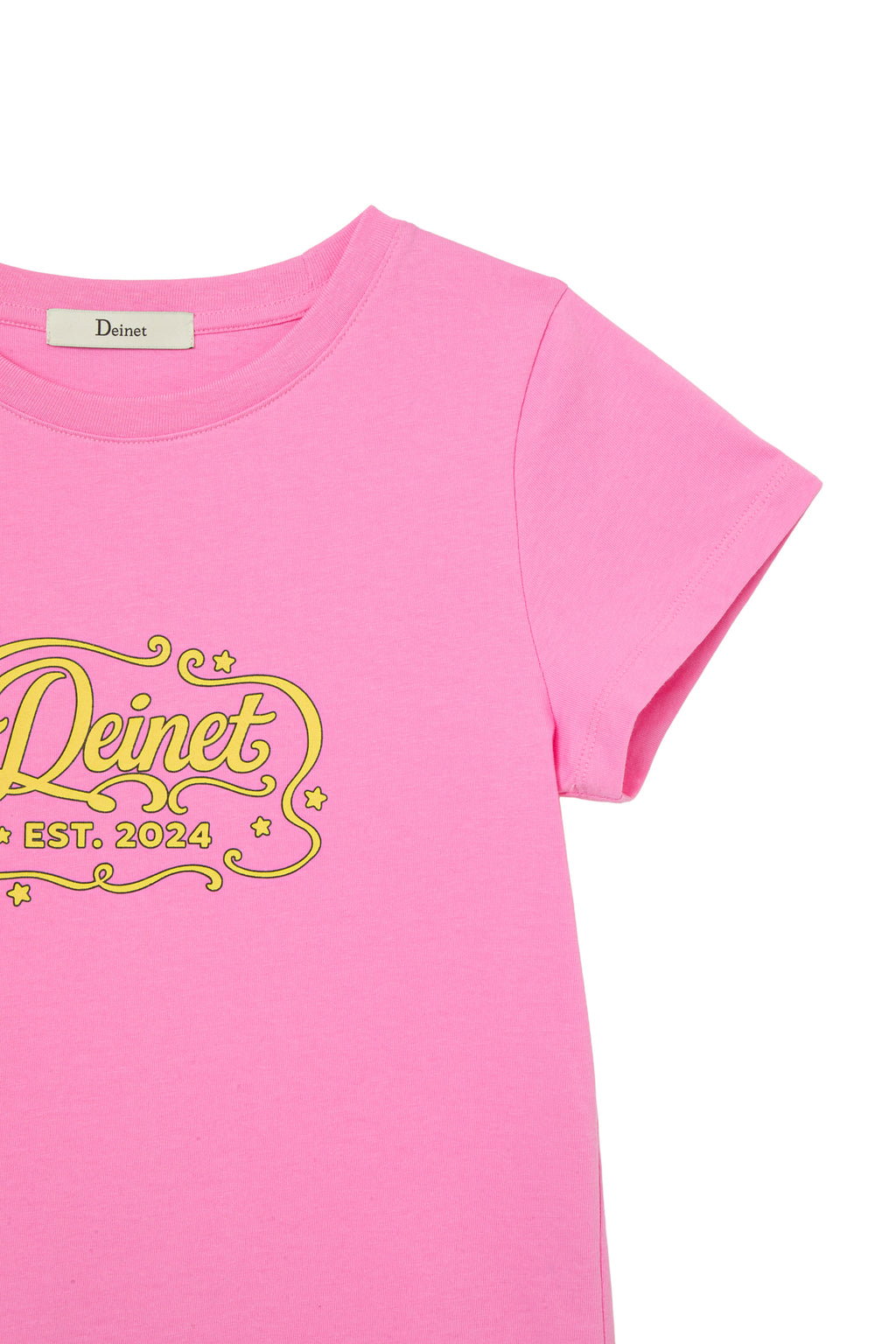 Deinet - Pop Color T-Shirt (Pink) product image 4 | TRAB K-Fashion Australia