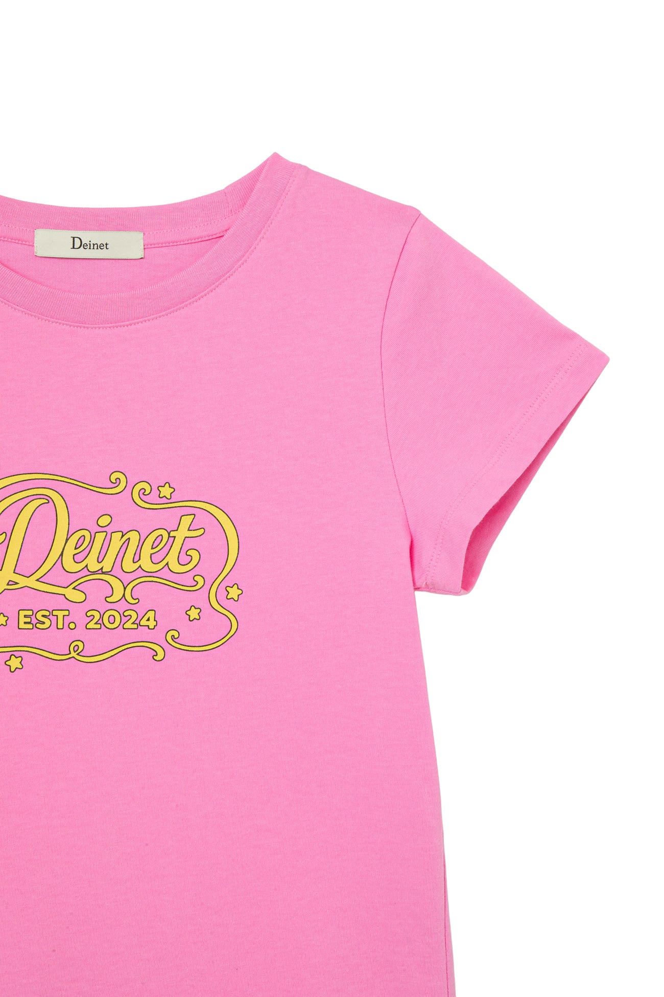 Deinet - Pop Color T-Shirt (Pink) product image 4 | TRAB K-Fashion Australia