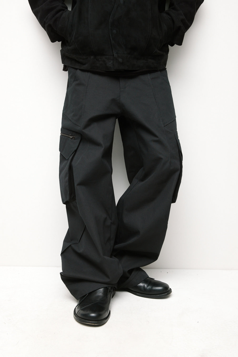 Hatchingroom - Darted Cargo Pants (Blue Black) product image 9 | TRAB K-Fashion Australia