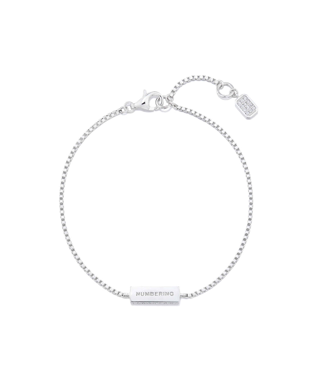 Numbering - Side Pave Bar Bracelet #3926 product image 4 | TRAB K-Fashion Australia