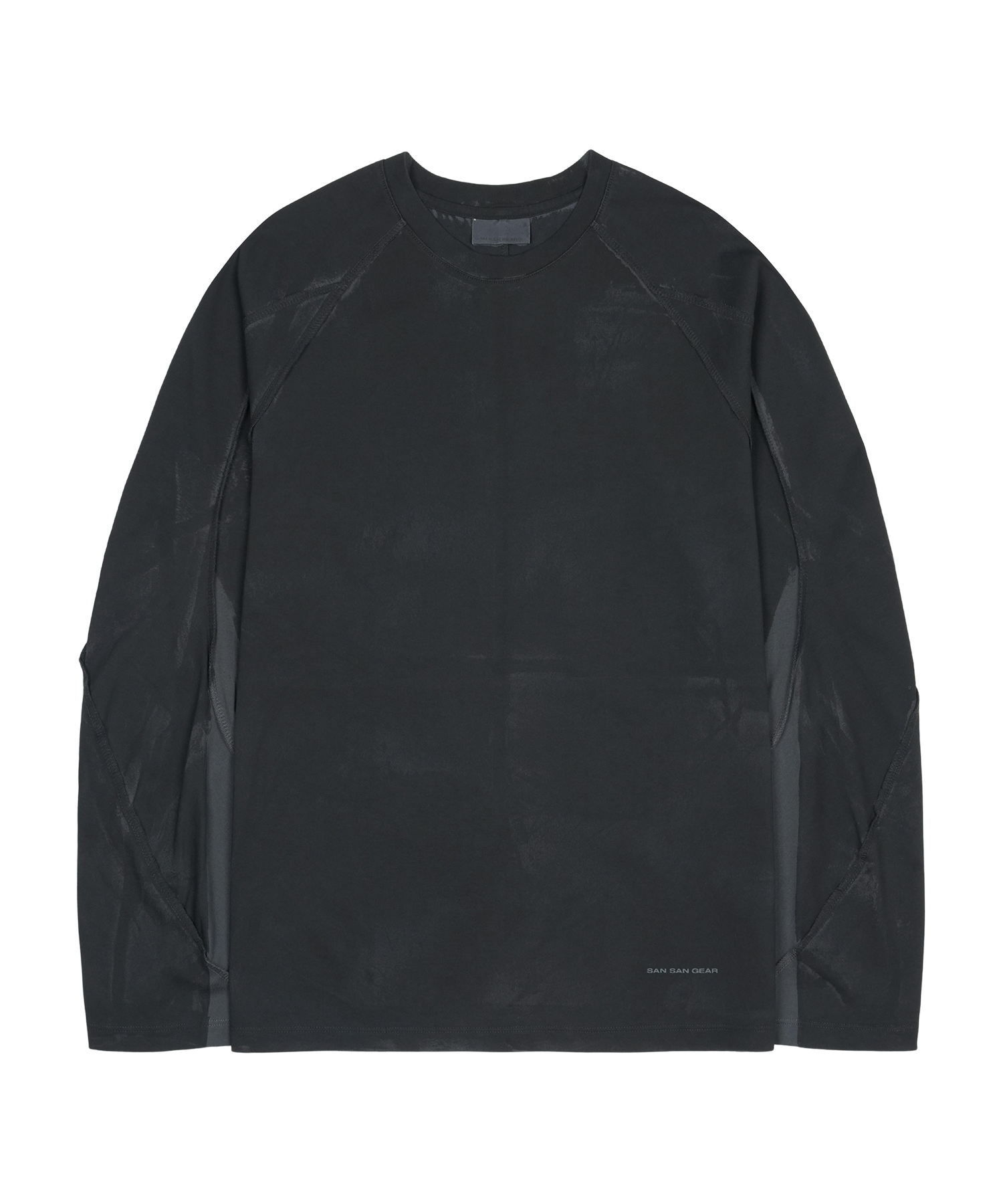 San San Gear - Contrast Long Sleeve (Charcoal) product image 4 | TRAB K-Fashion Australia