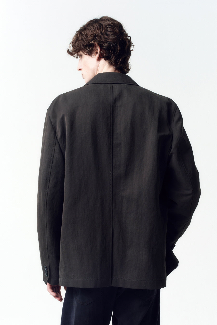 Insilence - Acid Nylon Blazer (Charcoal) product image 5 | TRAB K-Fashion Australia