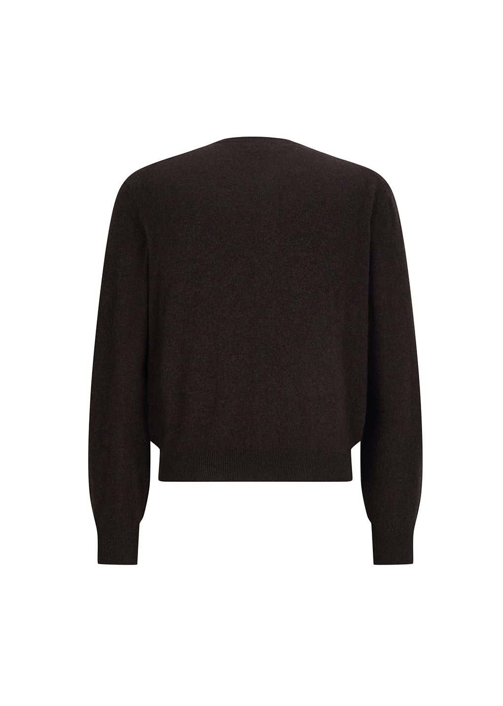 Amomento - Men's Cashmere Crewneck Cardigan (Brown) product image 7 | TRAB K-Fashion Australia