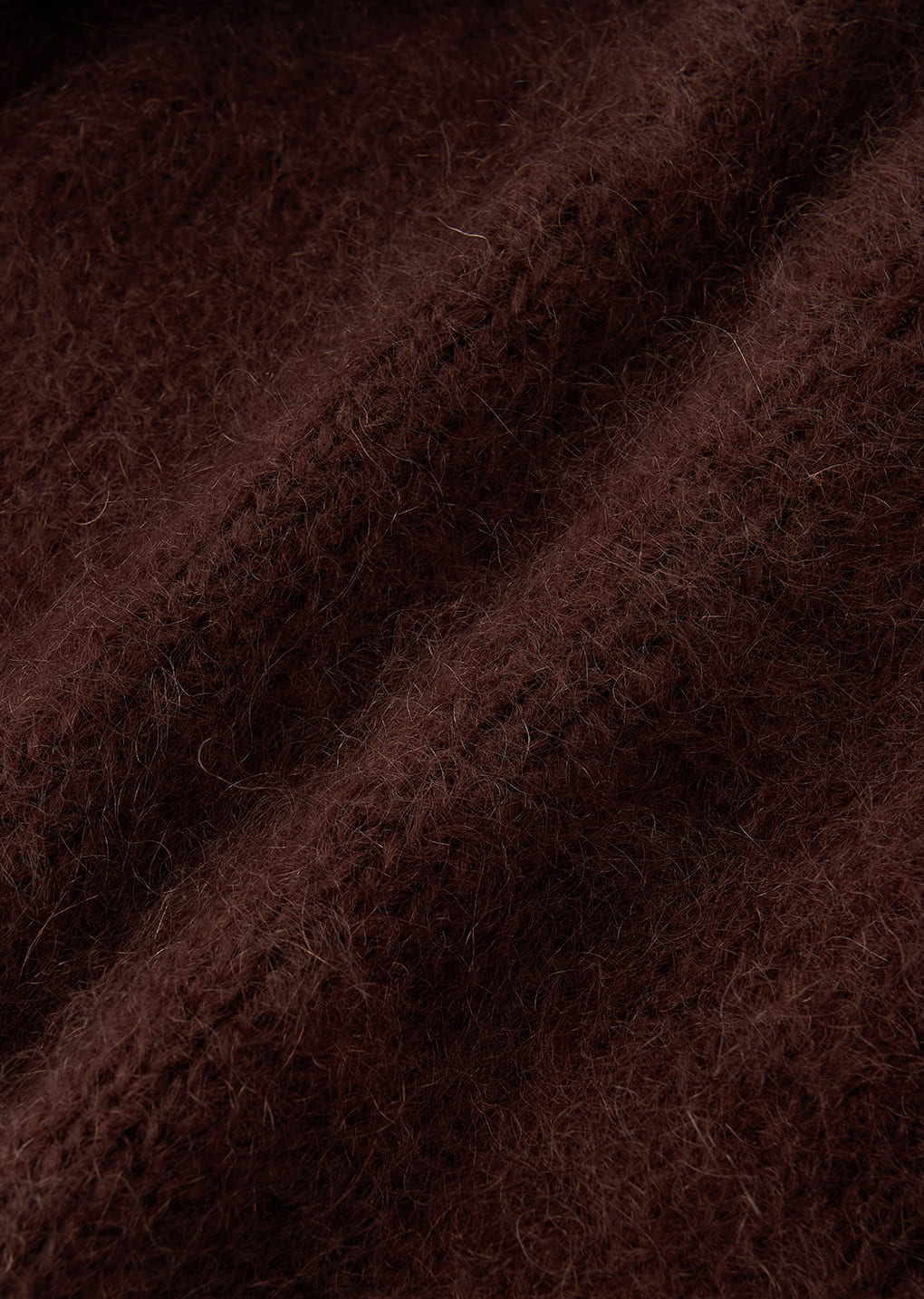 Amomento - mohair bulky cardigan (Brown) product image 13 | TRAB K-Fashion Australia