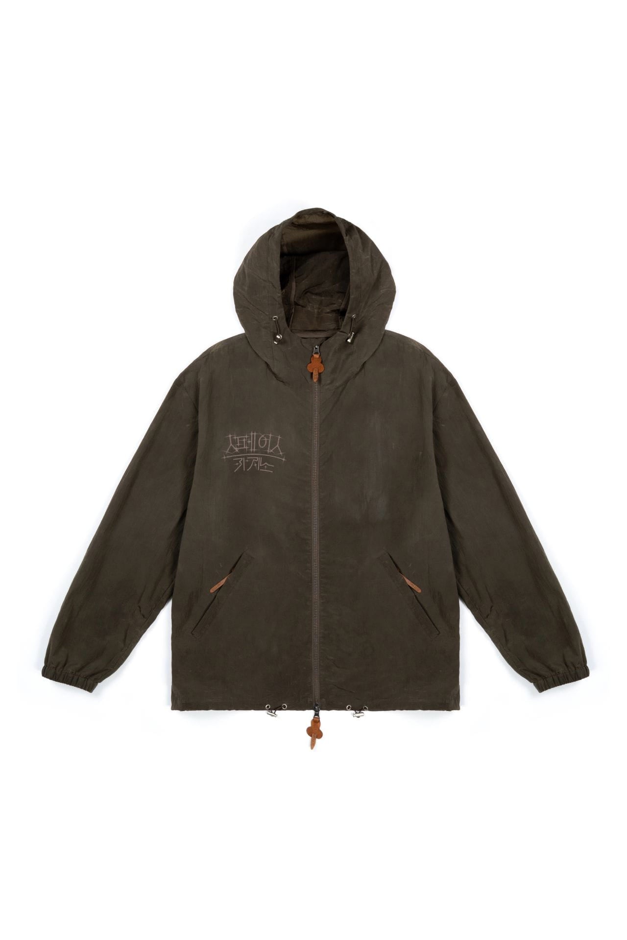 Ioedle - Zero Gravity Casino Windbreaker (Brown) product image 2 | TRAB K-Fashion Australia