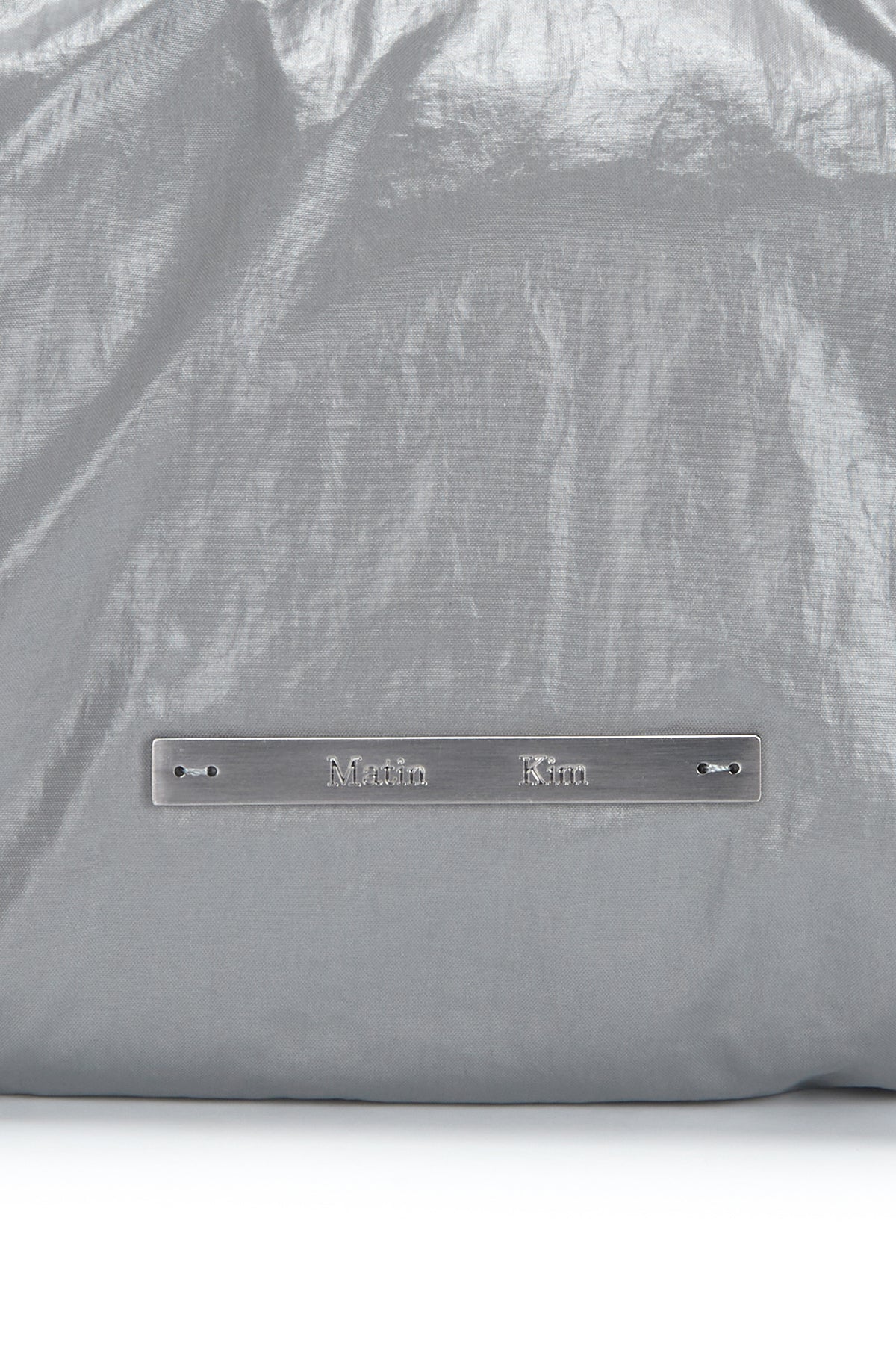 Matin Kim - Glossy Two Way Mini Bag (Grey) product image 3 | TRAB K-Fashion Australia