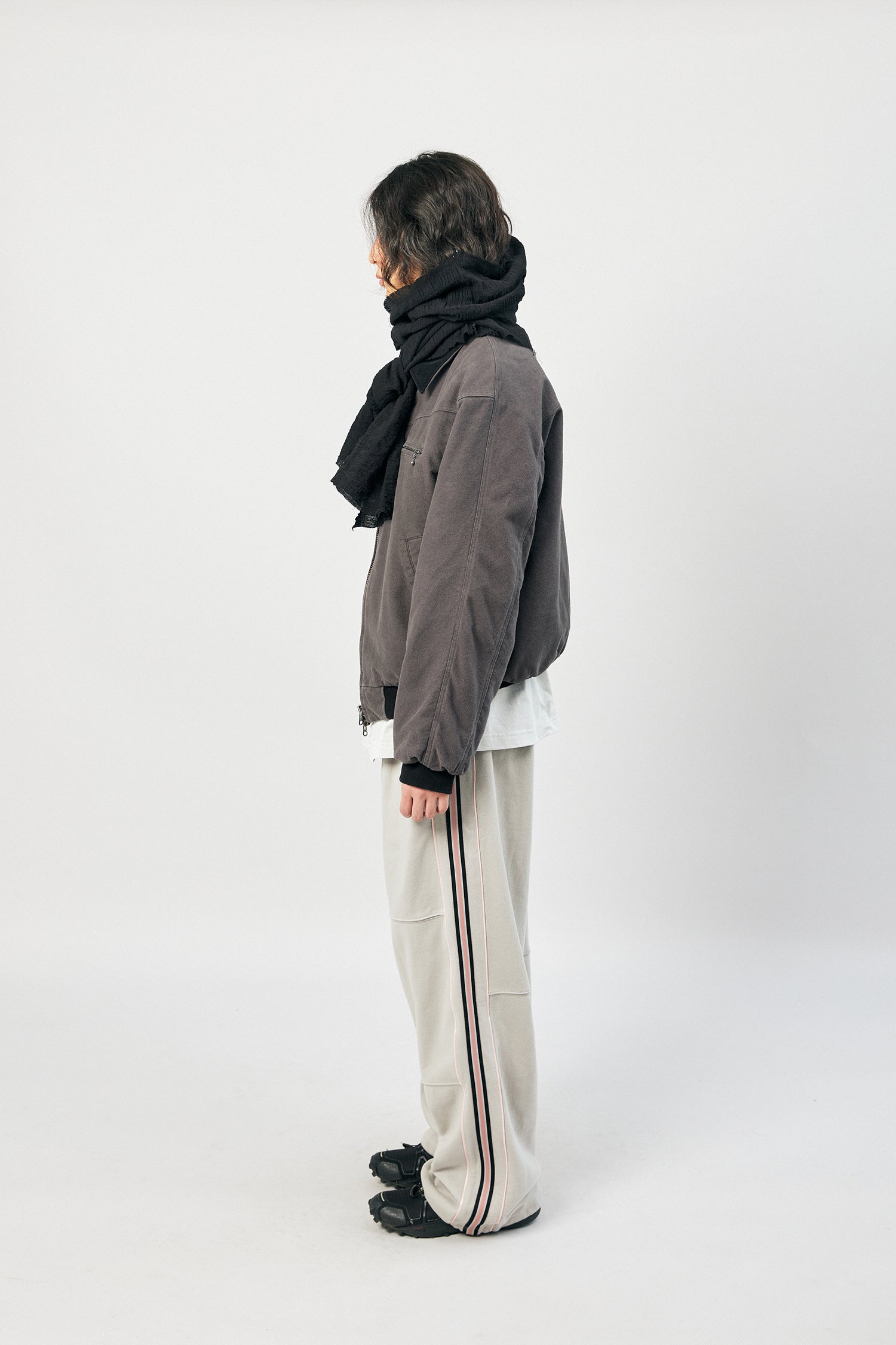 Hatchingroom - Wide Track Sweat Pants (Grey) product image 4 | TRAB K-Fashion Australia
