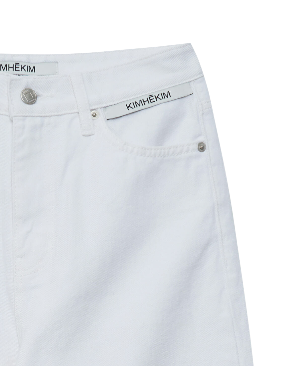 Kimhe Kim - Label Wide Denim (White) product image 8 | TRAB K-Fashion Australia