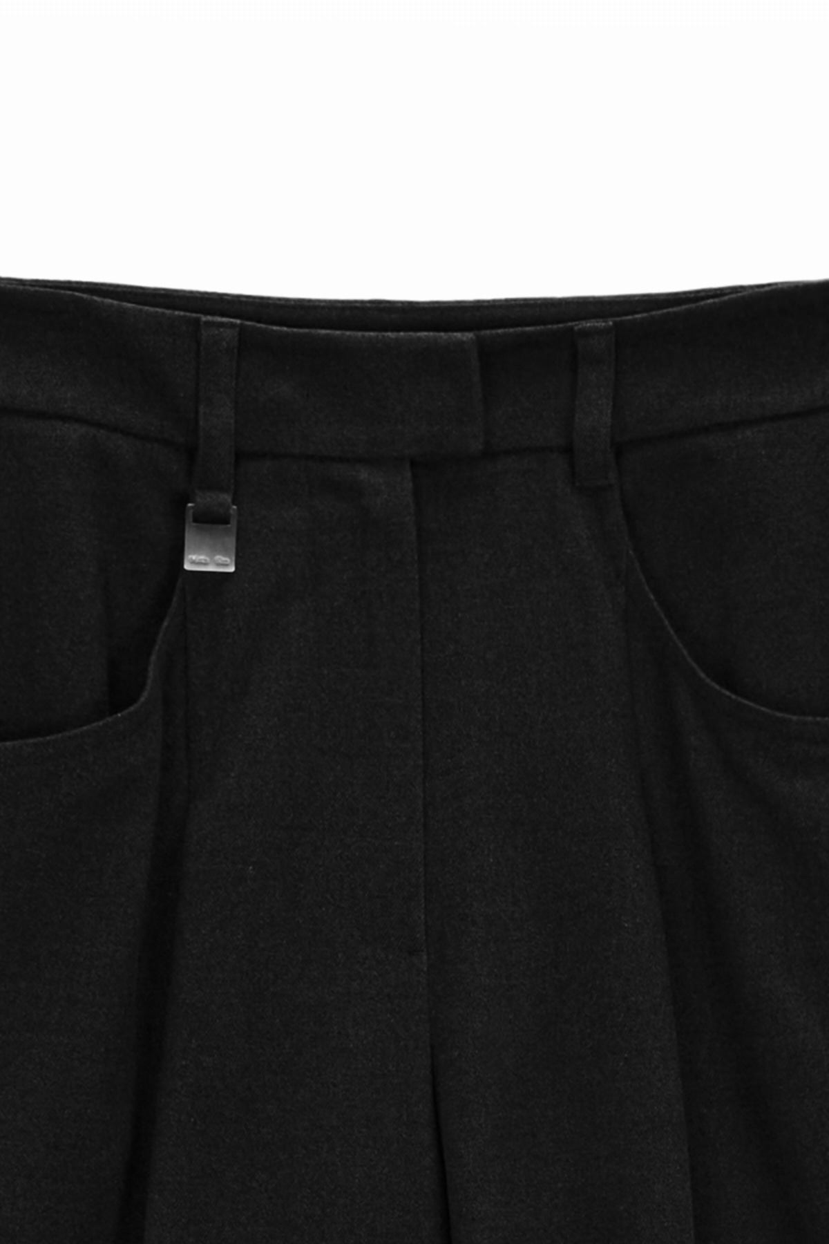 Matin Kim - Side Pleats Trouser (Black) product image 3 | TRAB K-Fashion Australia