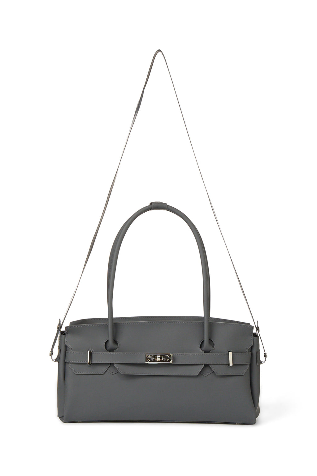 Deinet - [free Card Wallet] Jelly Two-Way Bag (Charcoal) product image 4 | TRAB K-Fashion Australia