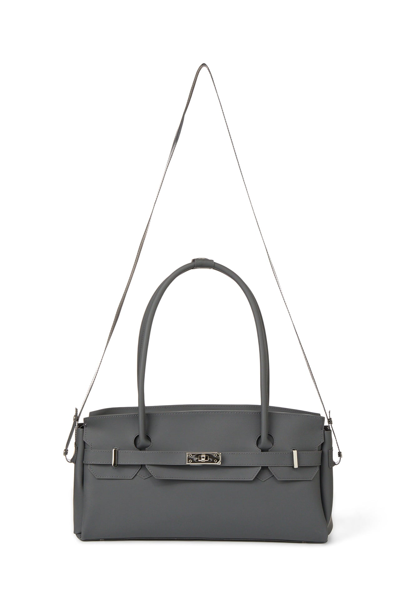 Deinet - [free Card Wallet] Jelly Two-Way Bag (Charcoal) product image 4 | TRAB K-Fashion Australia